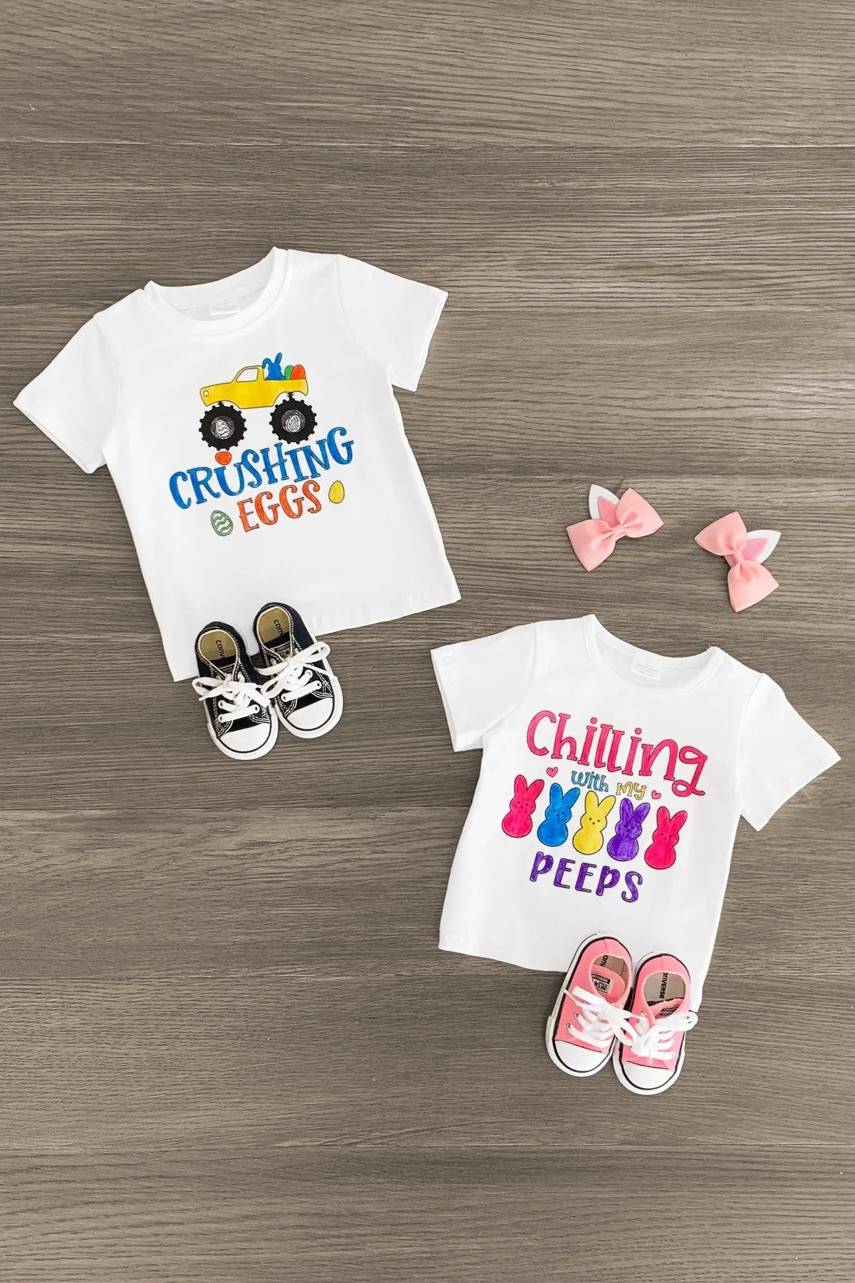 Color Your Own - "Chilling With My Peeps" Top