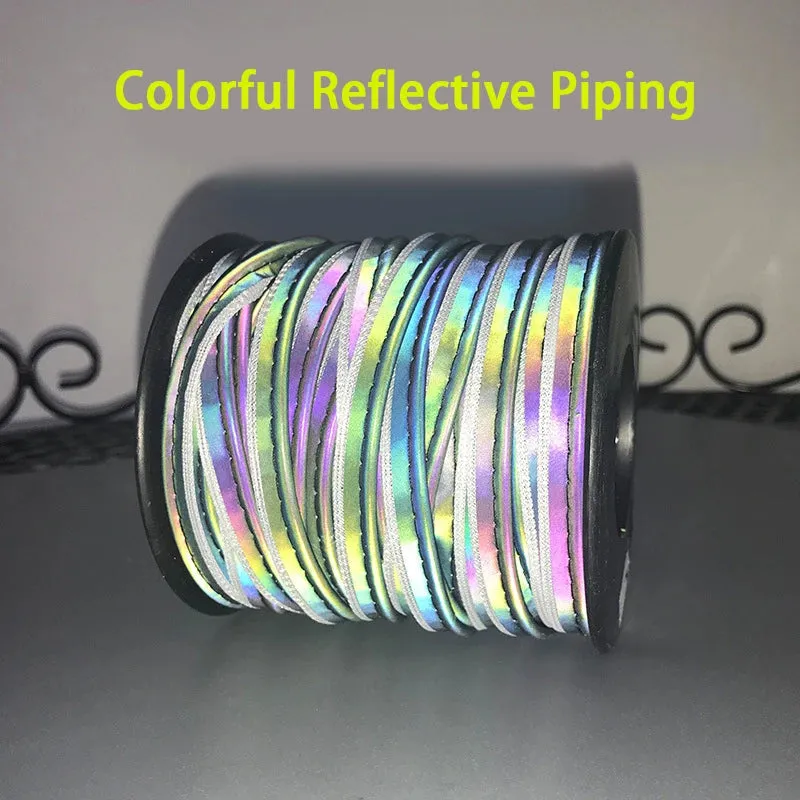 Colorful Rainbow Reflective Piping Strip