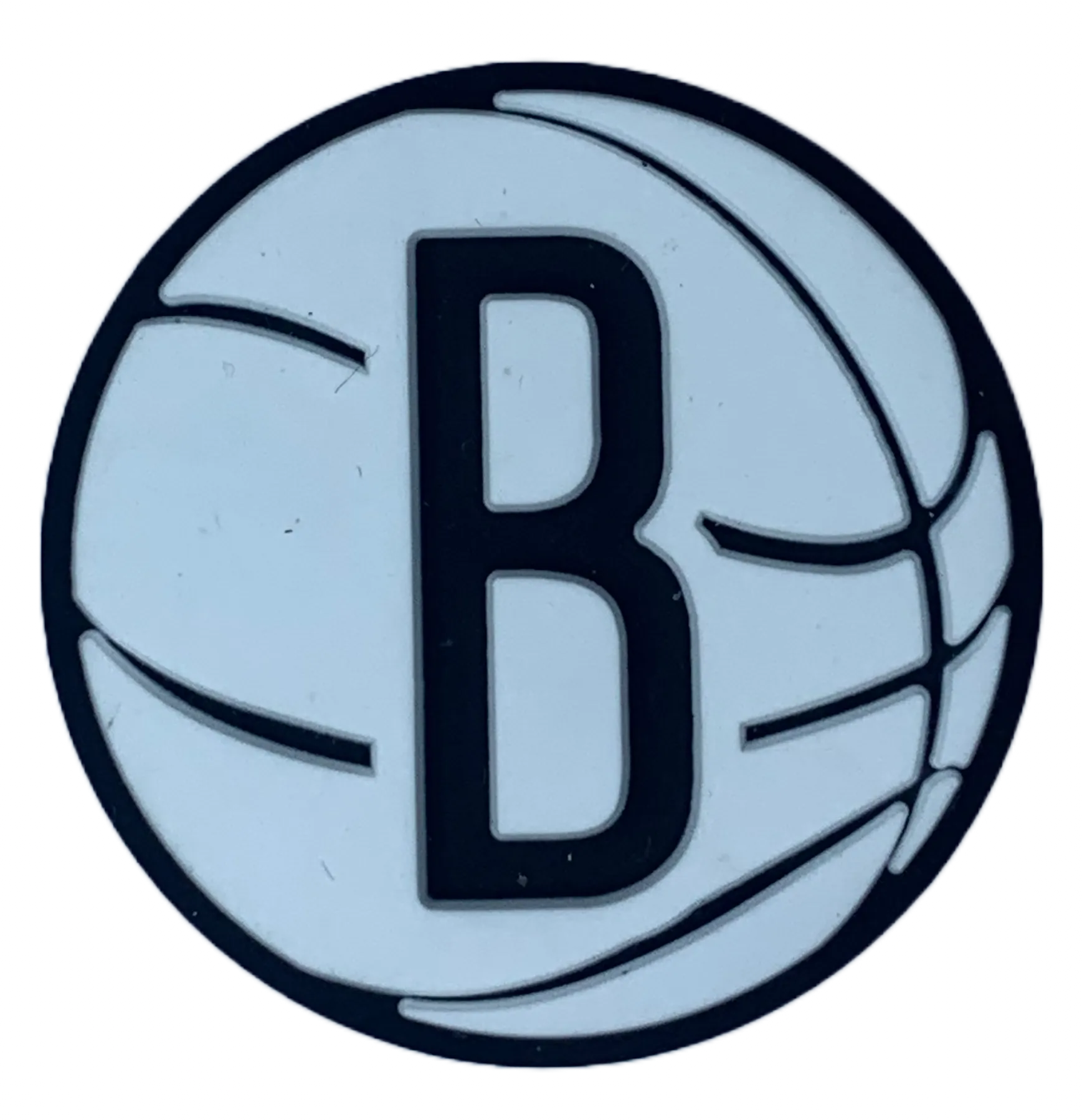 Crocs Jibbitz NBA Brooklyn Nets "B" Basketball Charm