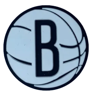 Crocs Jibbitz NBA Brooklyn Nets "B" Basketball Charm