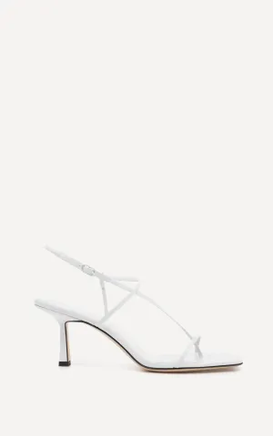 Cross Front 70 Heel | White