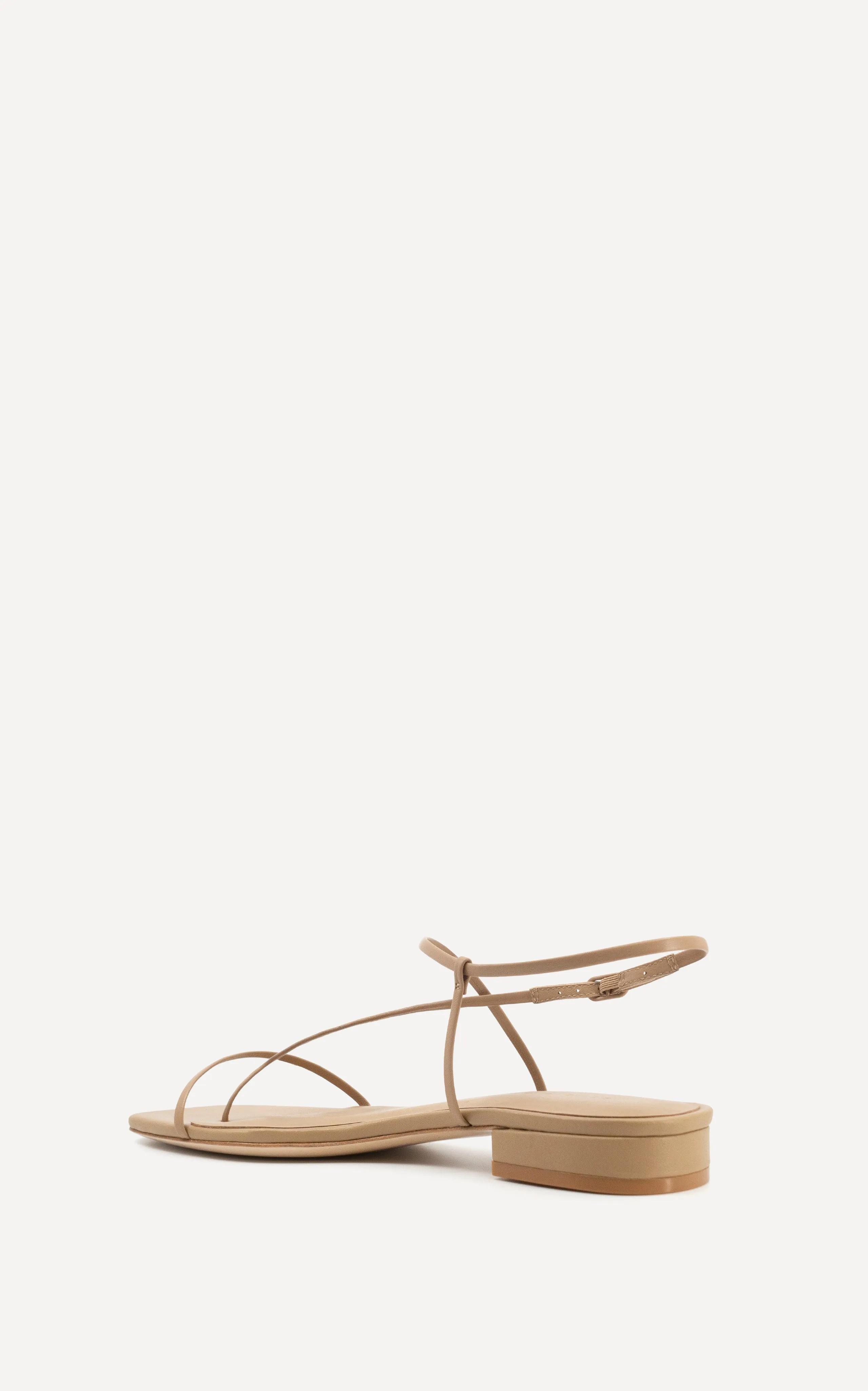 Cross Front Flat | Beige