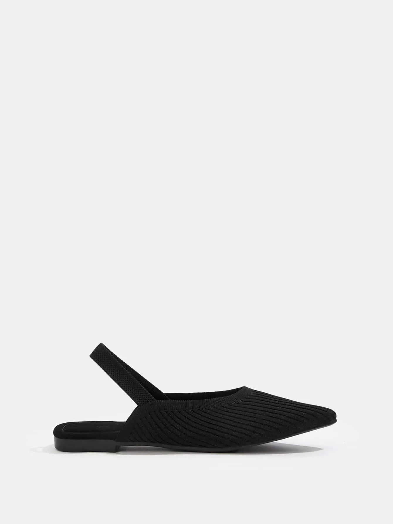 CUCCOO Basic Minimalist Point Toe Slingback Flats