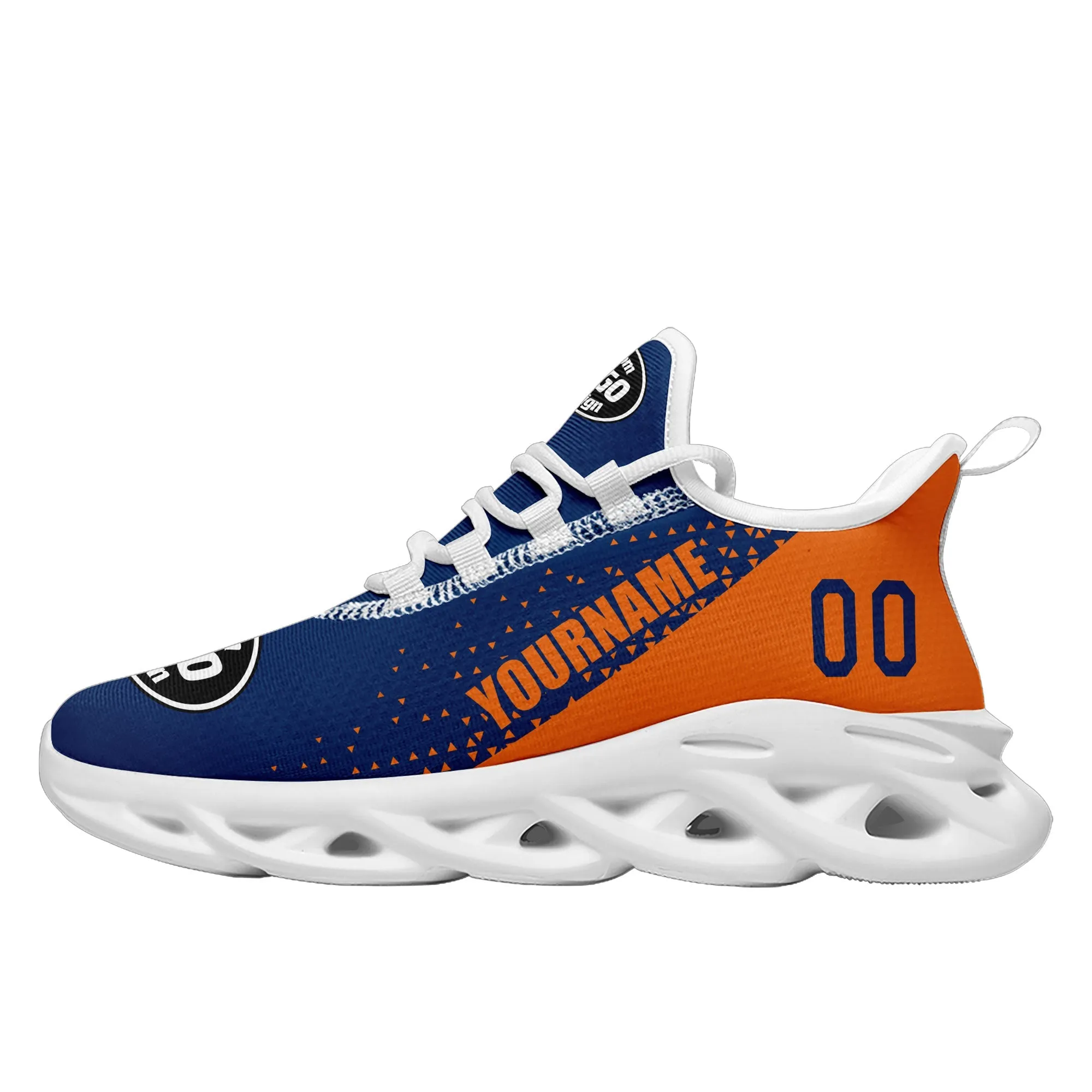 Custom Blue Orange Jersey MaxSoul Shoes and Hat Combo Offer Personalized ZH-D0b0090-c