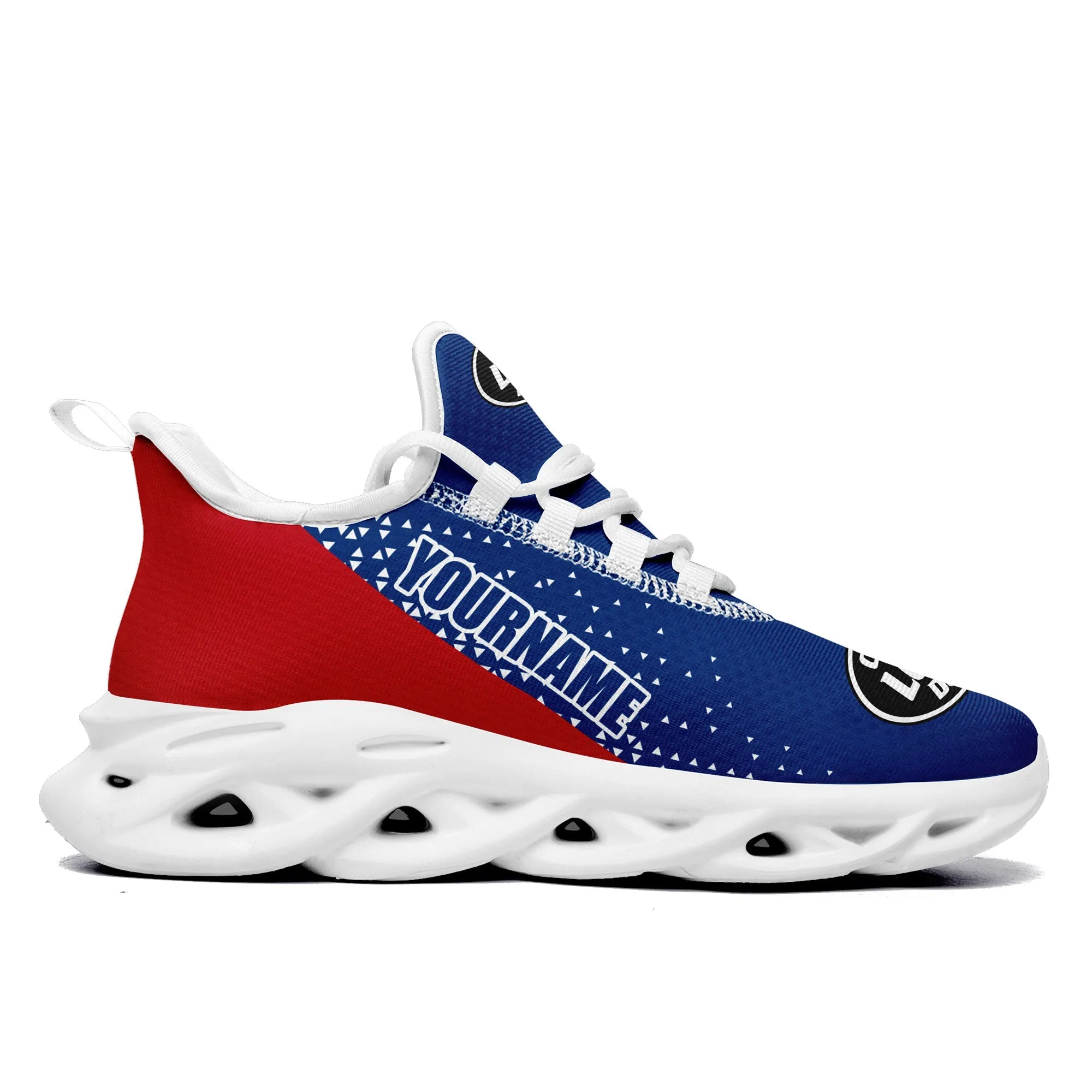 Custom Blue Red Jersey MaxSoul Shoes and Hat Combo Offer Personalized ZH-D0b009b-b