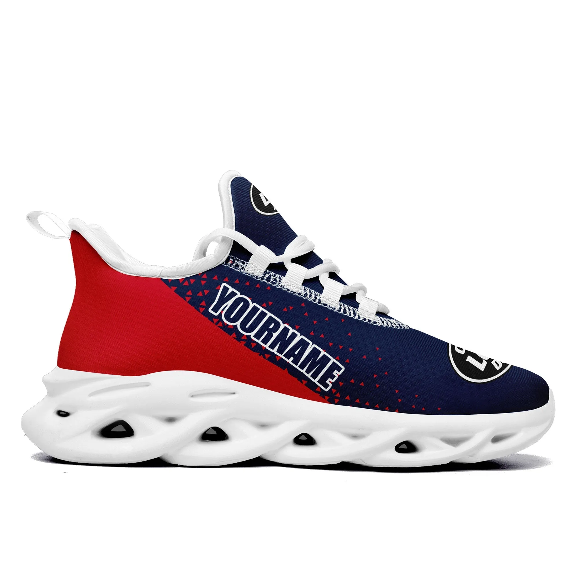 Custom Red Blue Jersey MaxSoul Shoes and Hat Combo Offer Personalized ZH-D0b008e-a