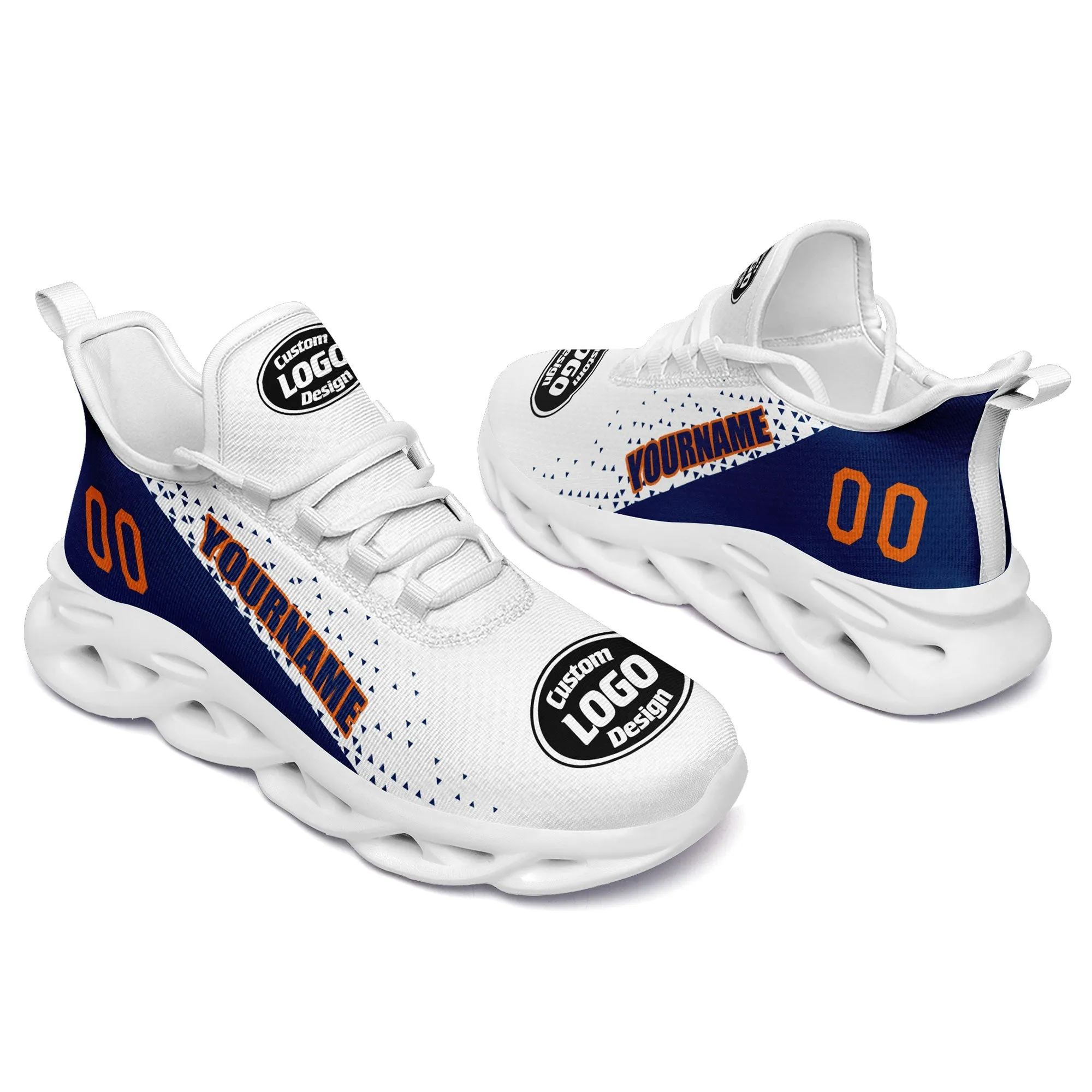 Custom White Blue Jersey MaxSoul Shoes and Hat Combo Offer Personalized ZH-D0b0090-a