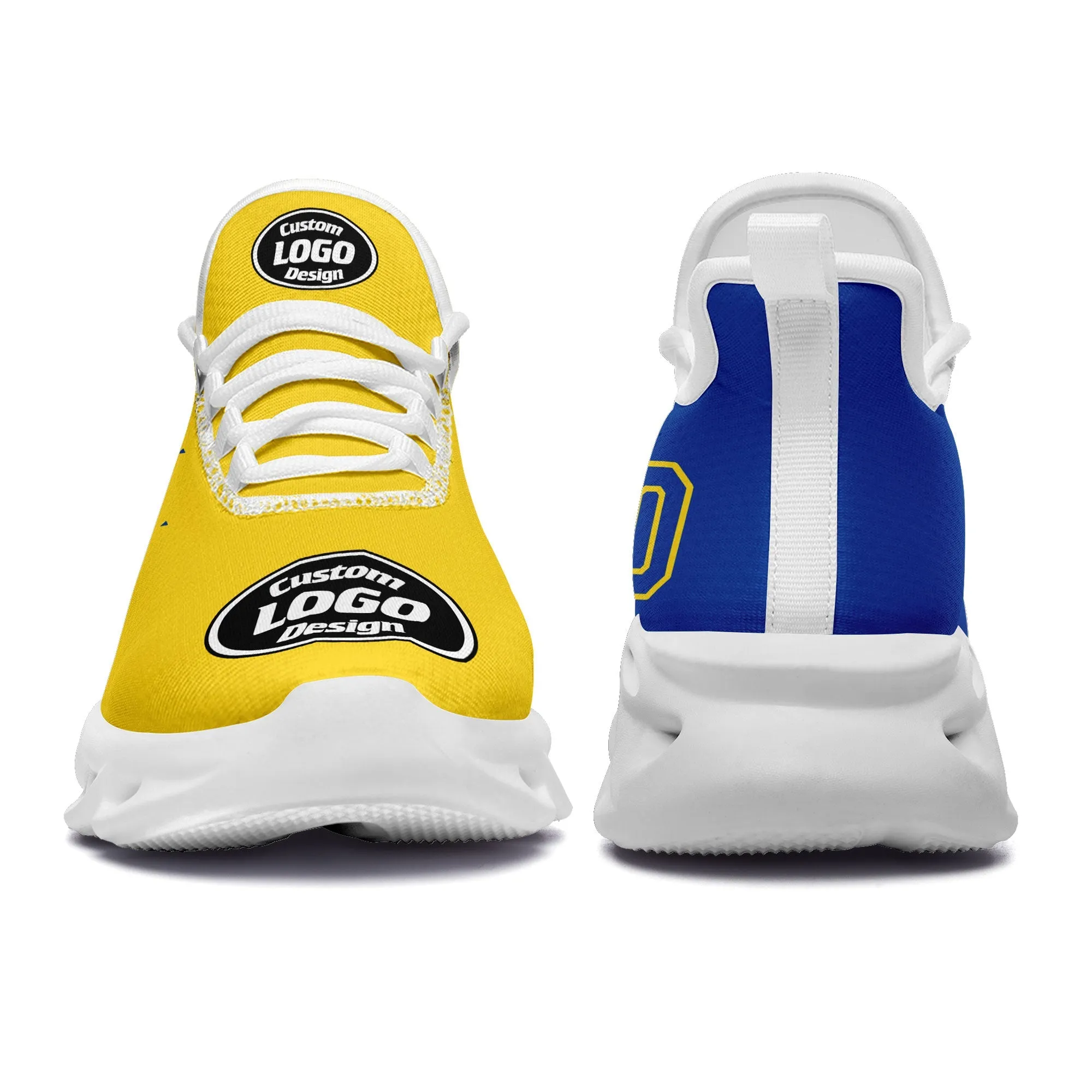 Custom Yellow Blue Jersey MaxSoul Shoes and Hat Combo Offer Personalized ZH-D0b008e-c