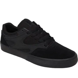 DC Shoes Mens Kalis Low Rise Suede Leather Trainers - Black