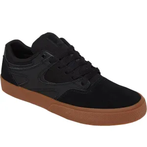 DC Shoes Mens Kalis Low Rise Suede Leather Trainers - Black/Gum