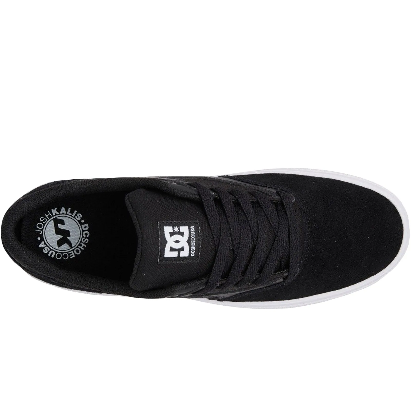 DC Shoes Mens Kalis Low Rise Suede Leather Trainers