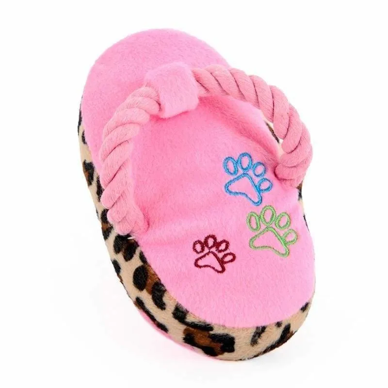 Dog slipper chew toy