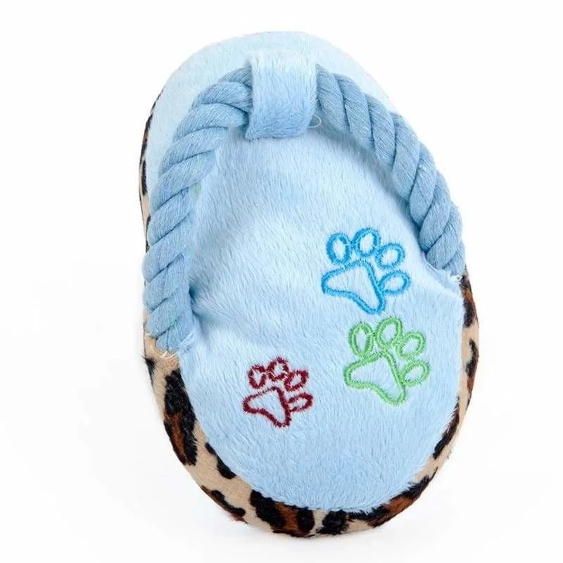 Dog slipper chew toy