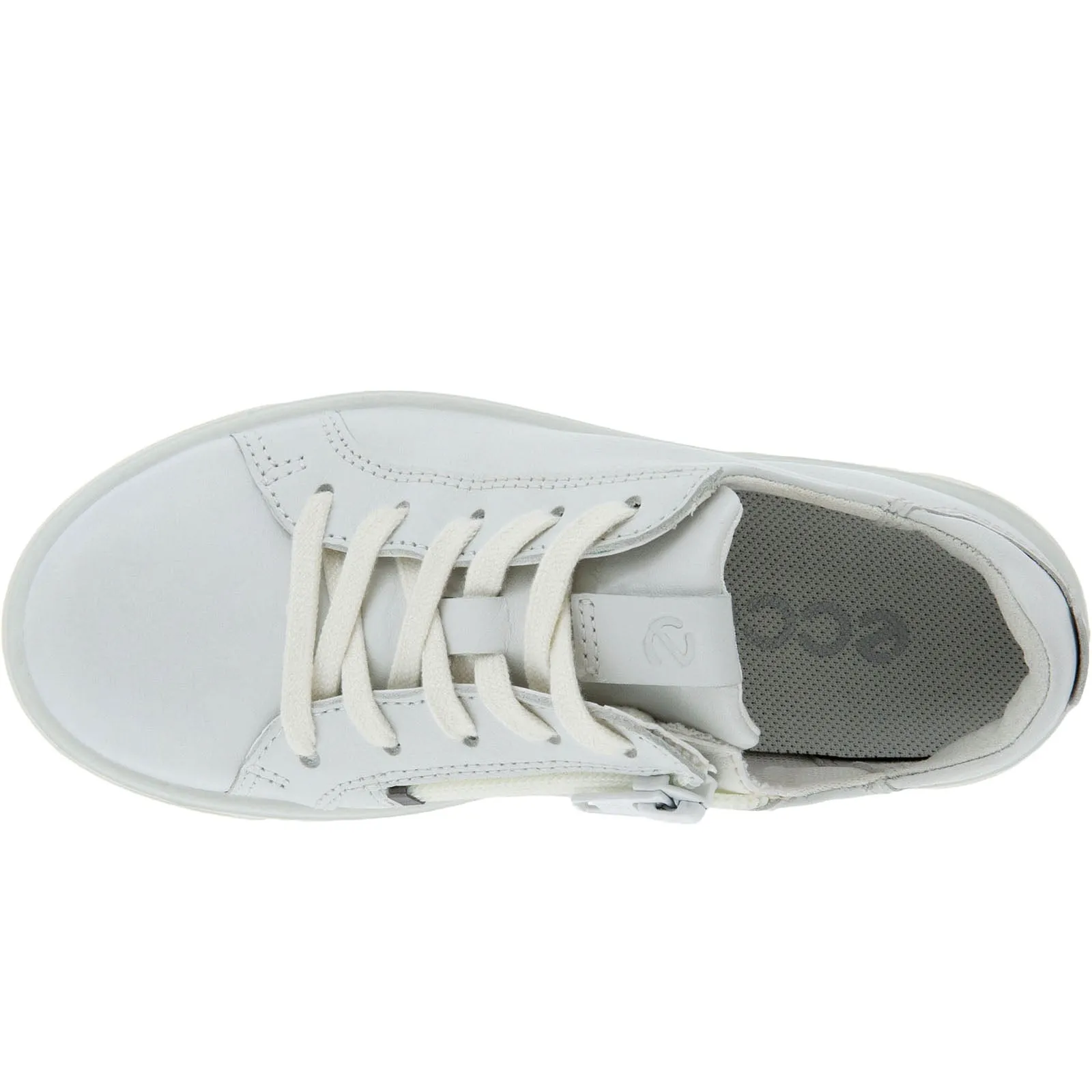 ECCO Kids Street Tray K Trainers - White