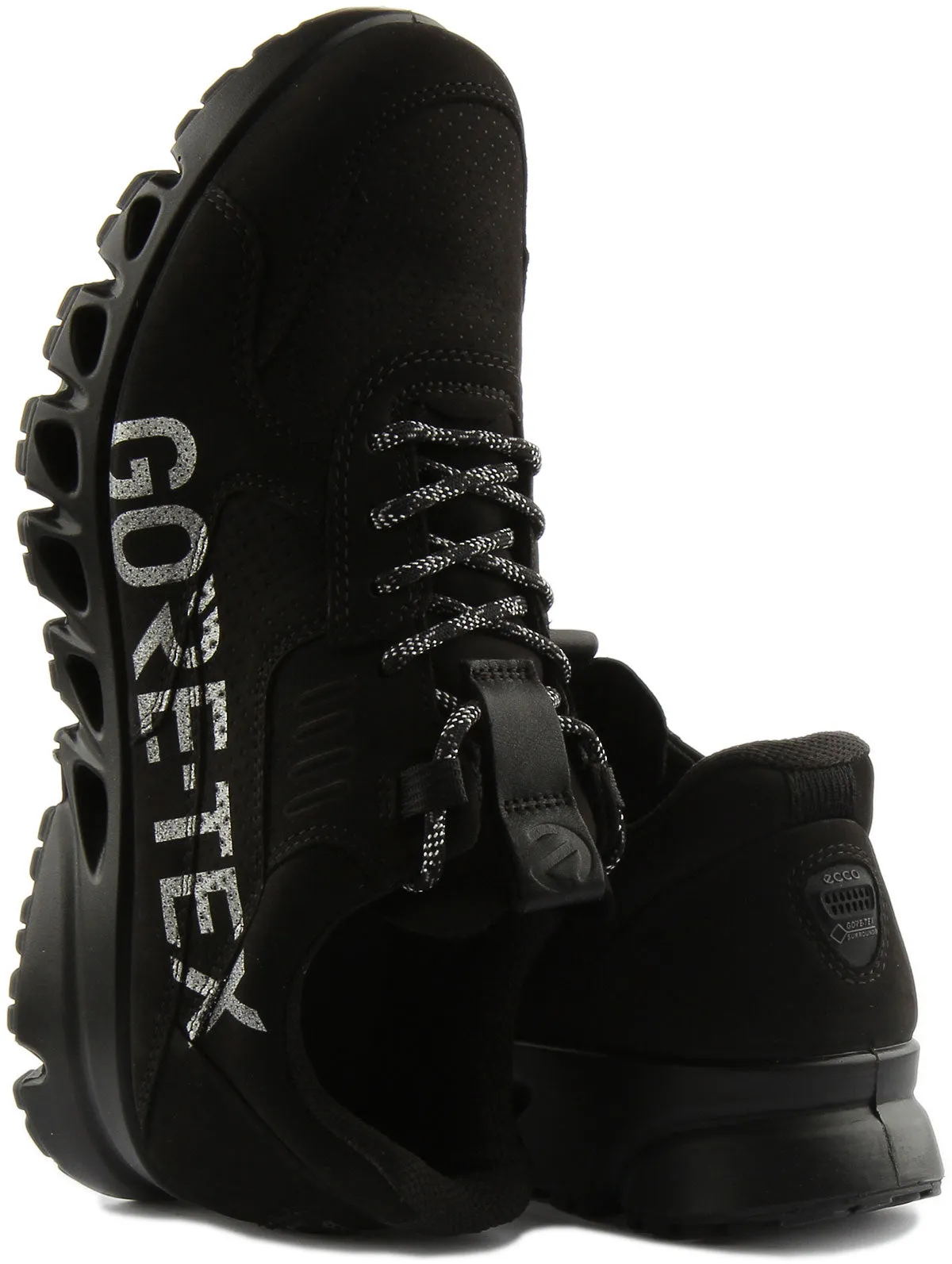 Ecco Multi Vent Gortex Trainer In Black For Men