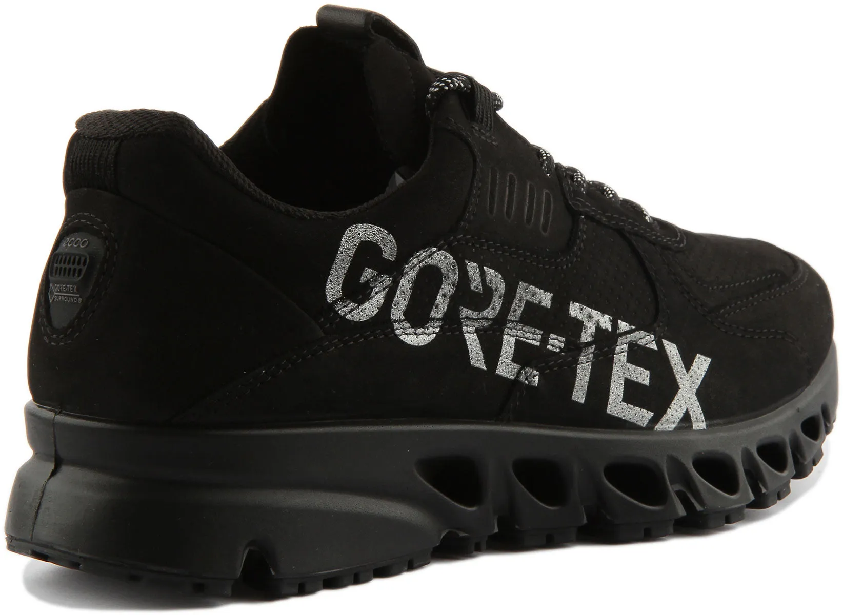 Ecco Multi Vent Gortex Trainer In Black For Men