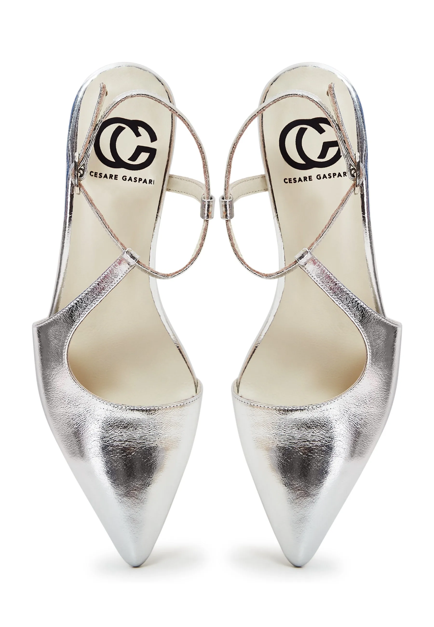 Elegant Luxe Pumps - Silver