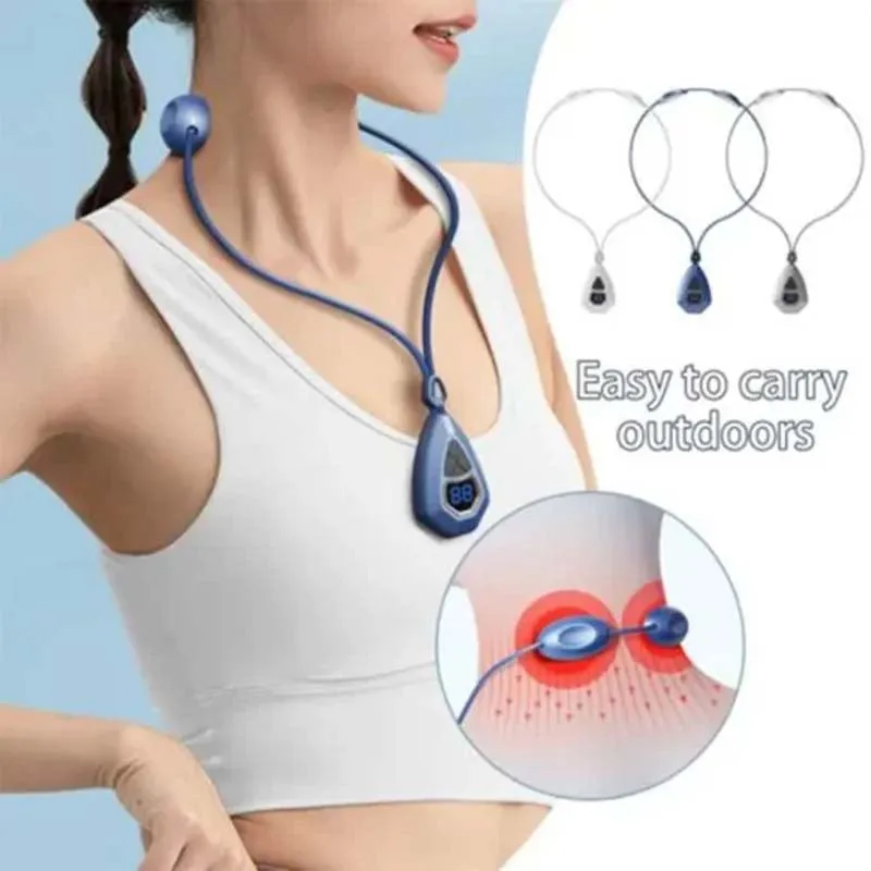 EMS Neck Acupoints Massage Lymphvitic Device