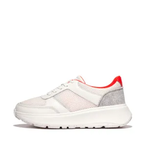 FitFlop F-mode e01 Limited Edition Urban White Flatform Sneakers