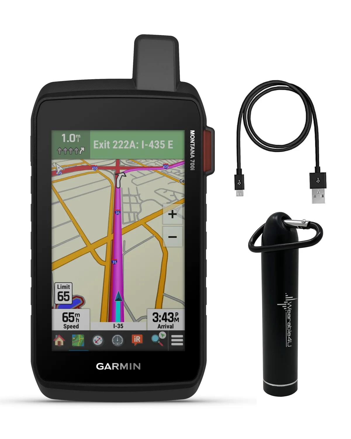 Garmin Montana 700 Series (750i, 700i or 700 ) Rugged GPS Touchscreen Navigator with inReach Technology