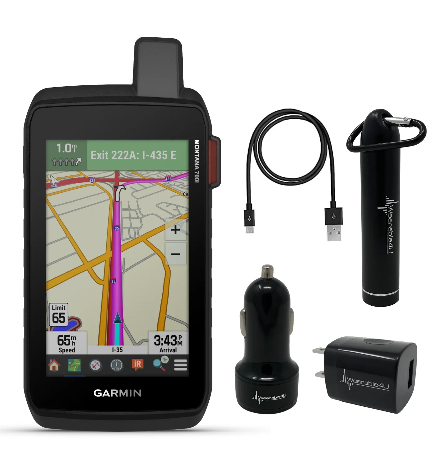 Garmin Montana 700 Series (750i, 700i or 700 ) Rugged GPS Touchscreen Navigator with inReach Technology