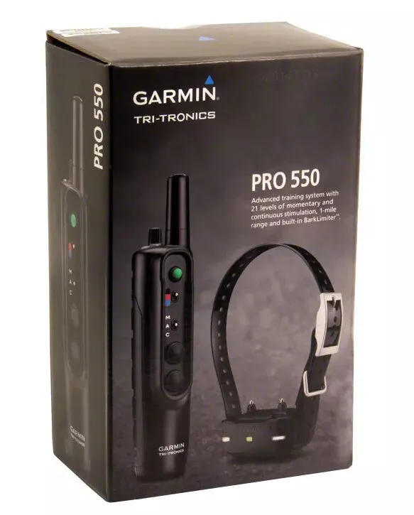 Garmin PRO 550 System Bundle Dog Training Collar and Handheld (010-01202-00)