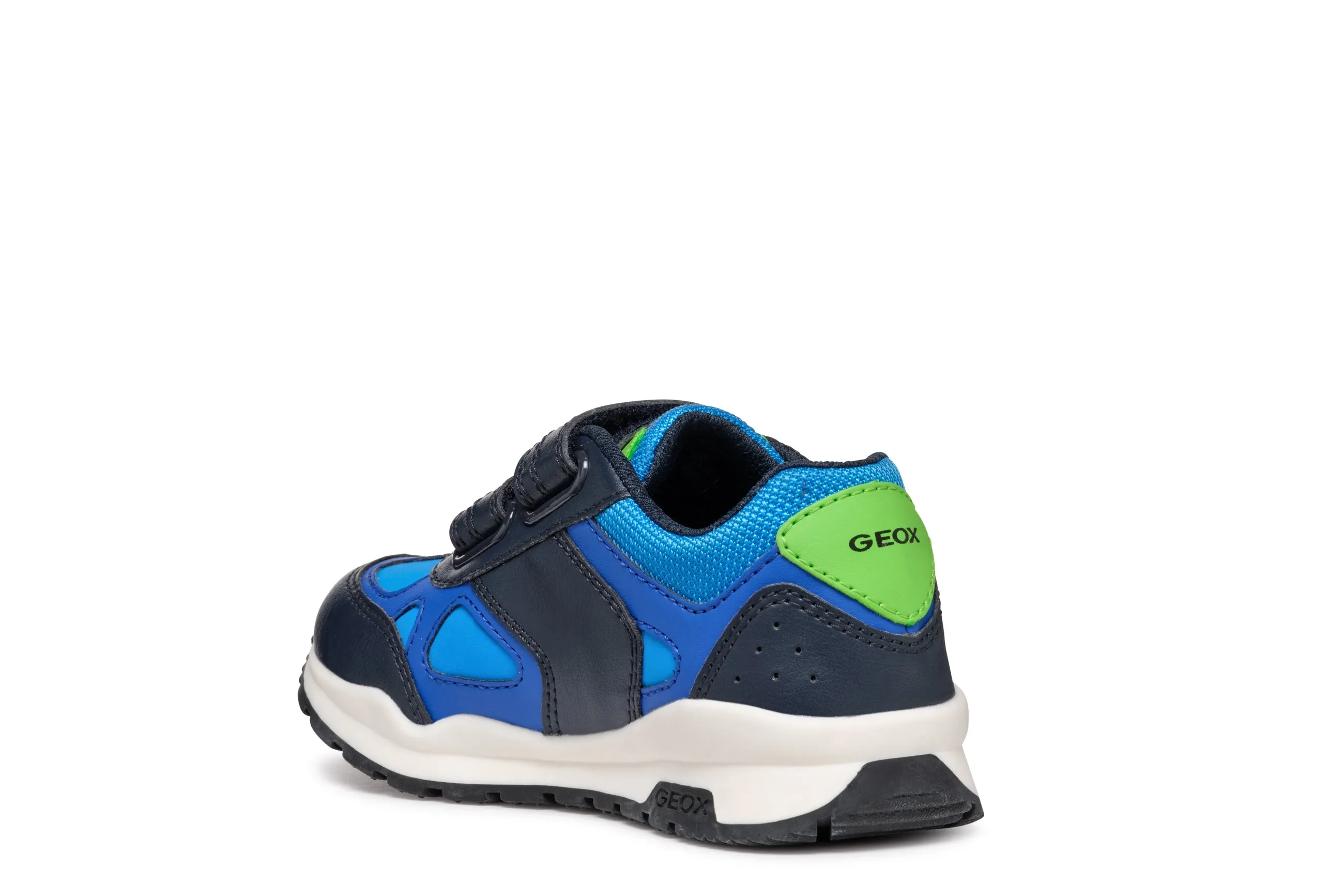 Geox Pavel Boys Navy Lime Trainer