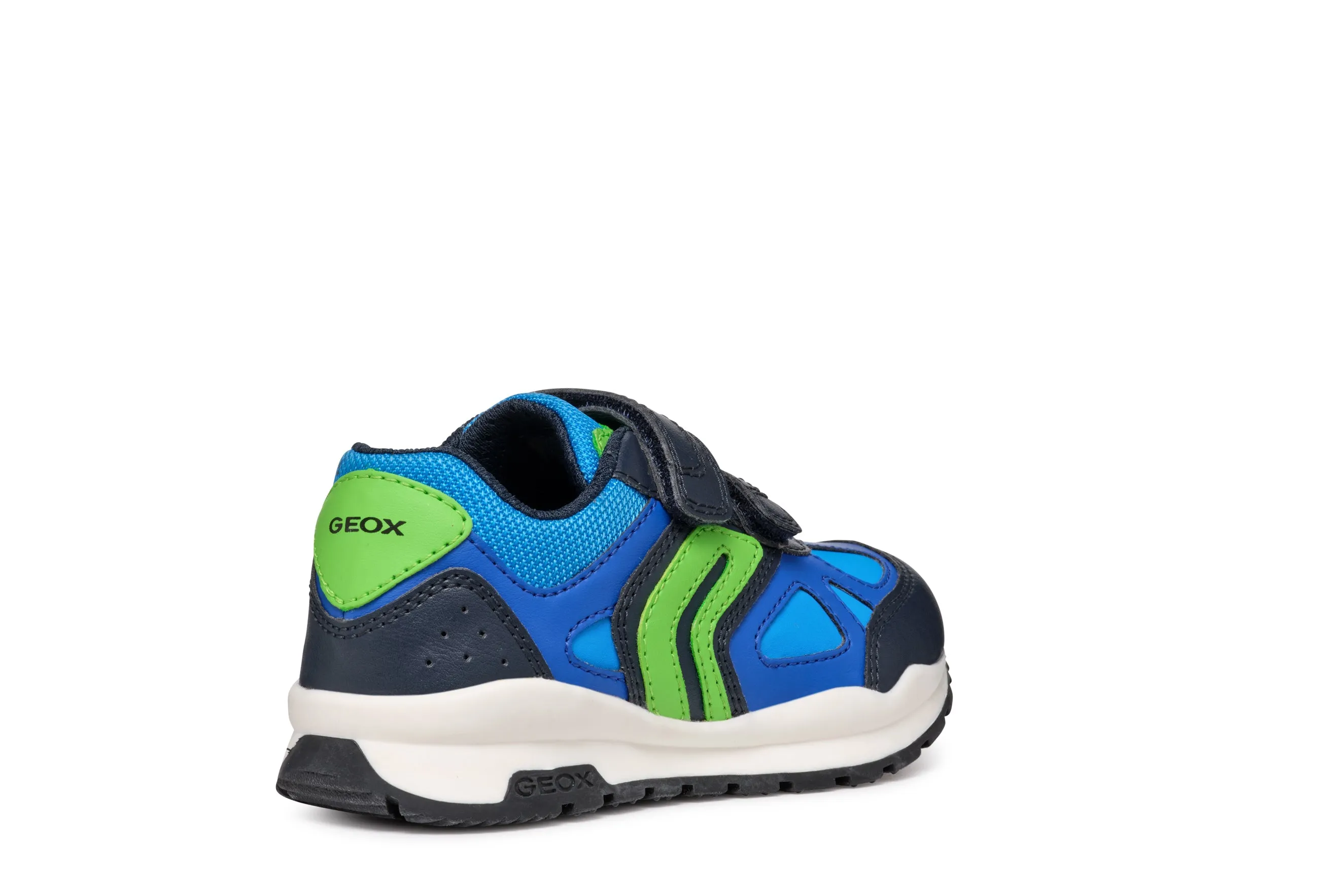 Geox Pavel Boys Navy Lime Trainer