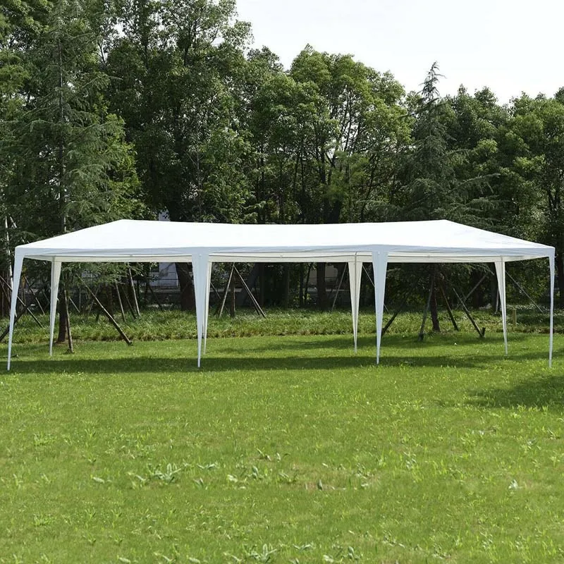 GrandShoppersHub  10' x 30' Waterproof Gazebo Canopy Tent for Wedding & Party