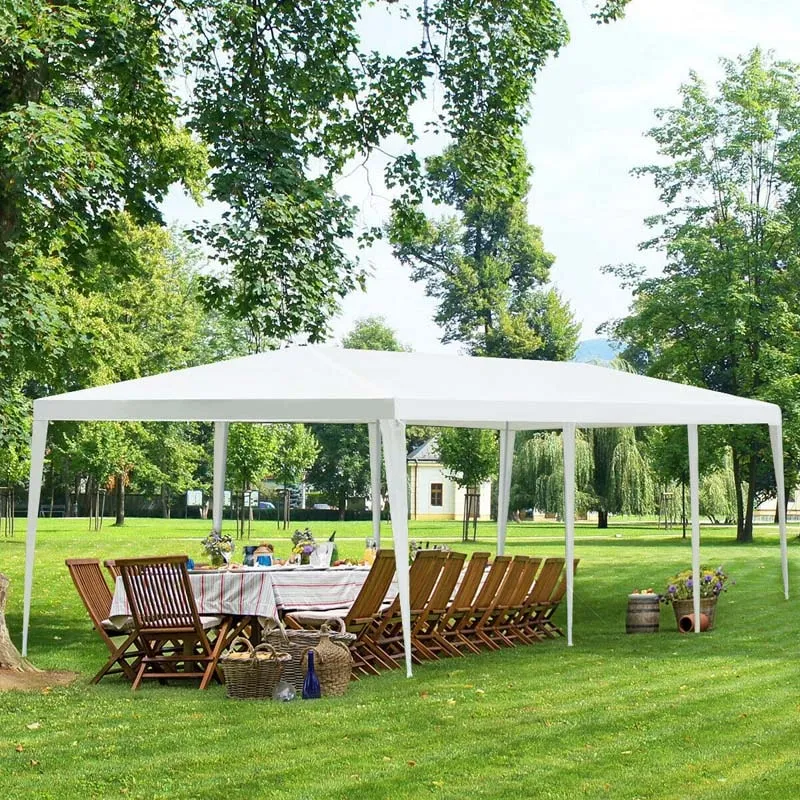 GrandShoppersHub  10' x 30' Waterproof Gazebo Canopy Tent for Wedding & Party