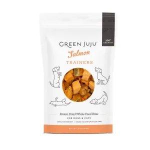 Green Juju Dogs & Cats Treats Freeze Dried Salmon Trainers 2.5oz