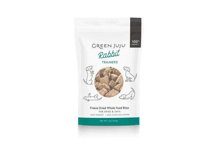 Green Juju Freeze Dried Trainers - Rabbit (2.5oz)