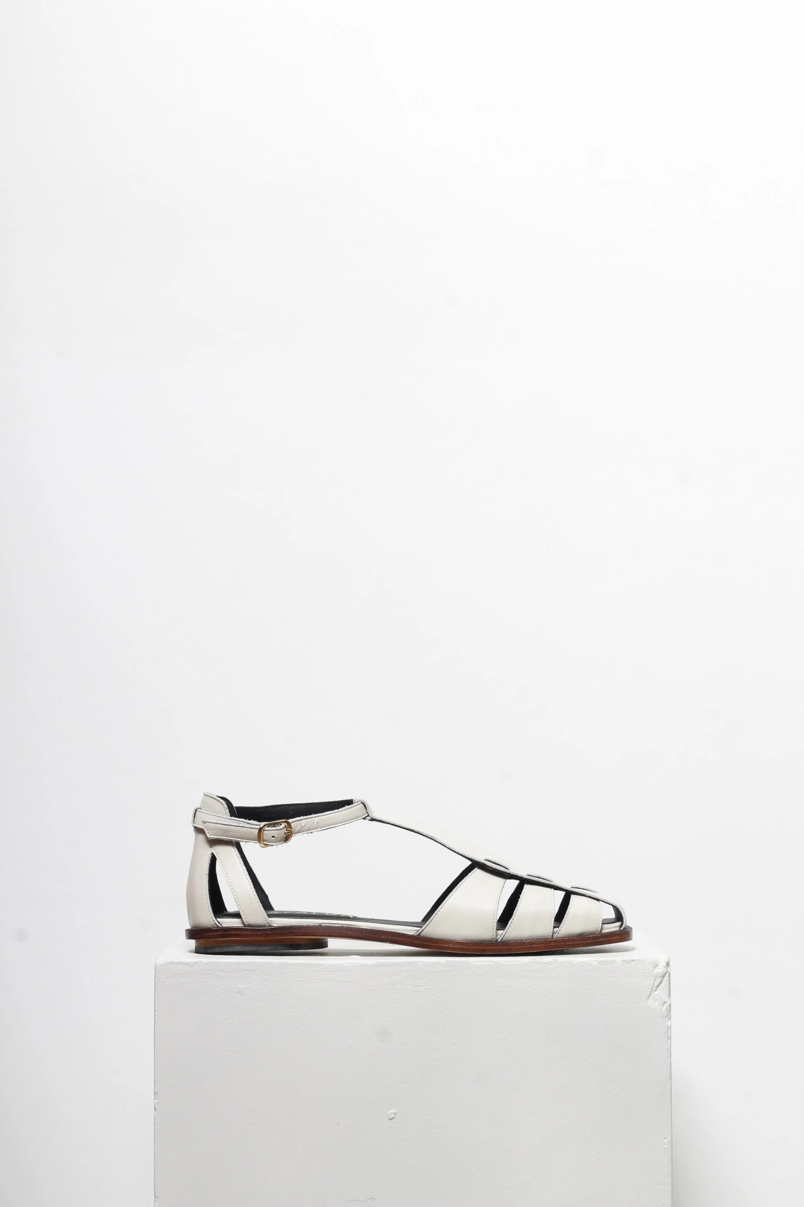 Ida Off-White Fisherman Sandals