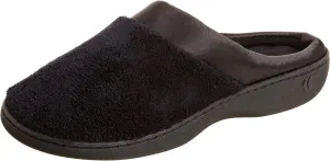 isotoner Women's Microterry Pillowstep Slippers with Satin Cuff