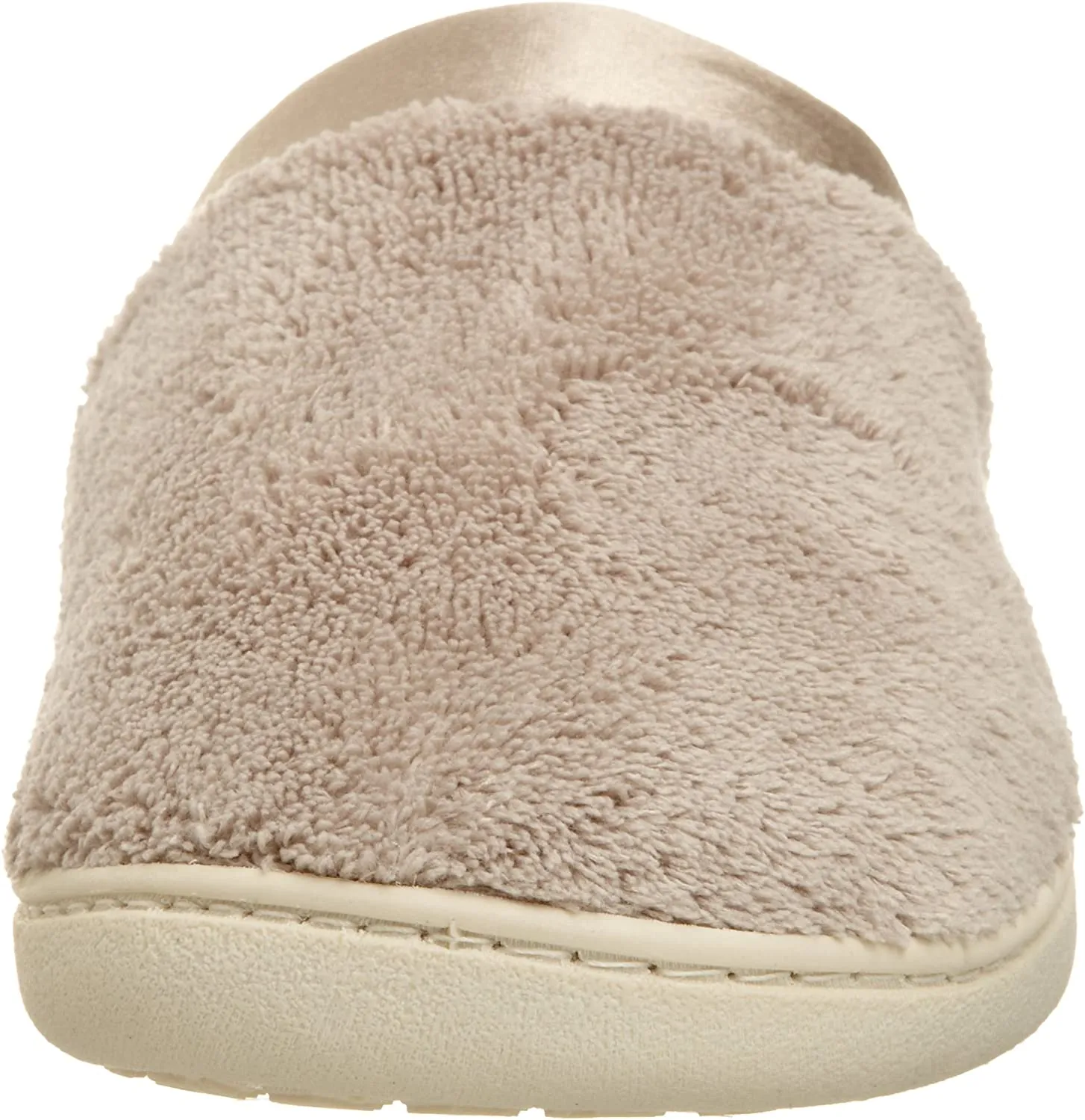 isotoner Women's Microterry Pillowstep Slippers with Satin Cuff