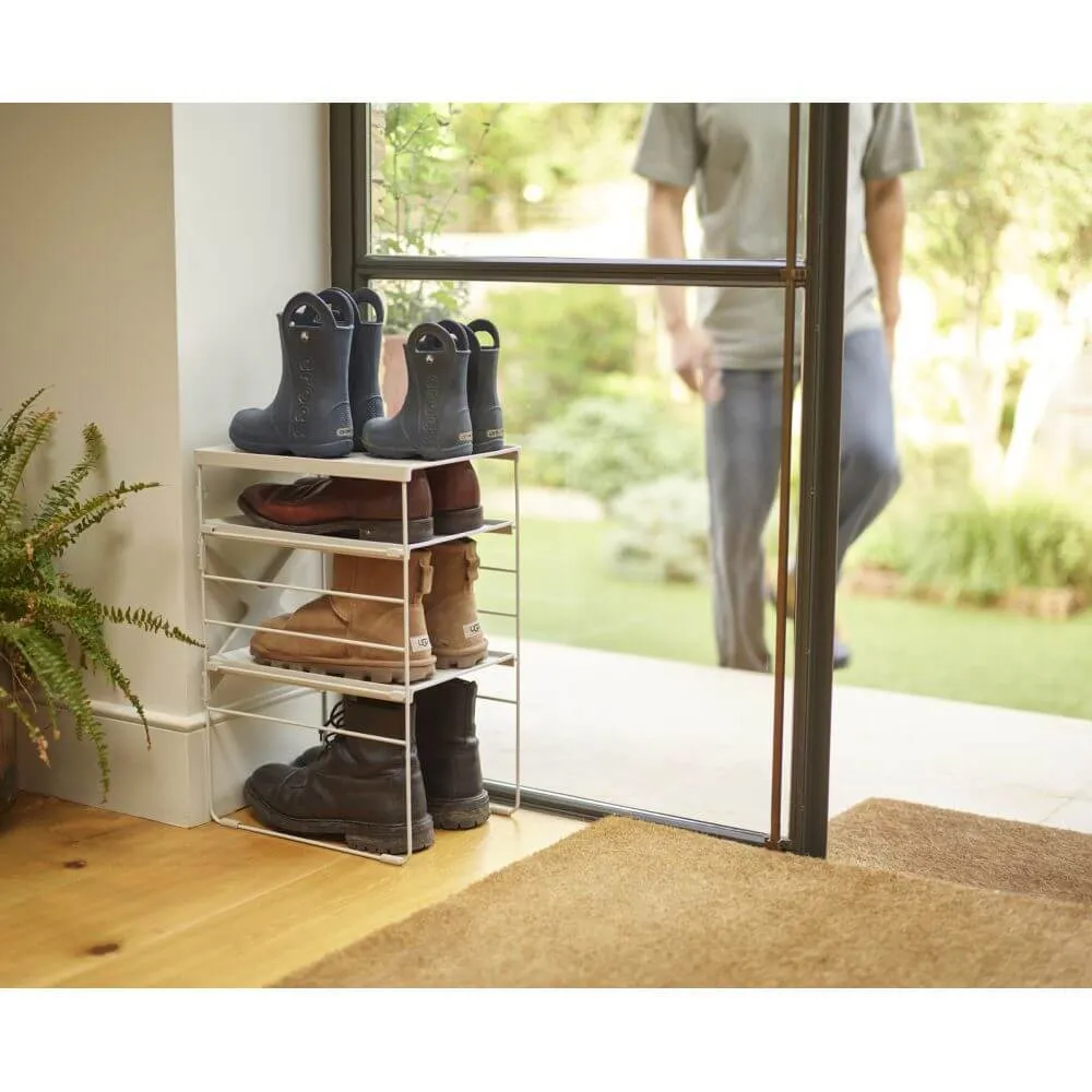 Joseph Joseph Adjustable Shoe Rack Ecru