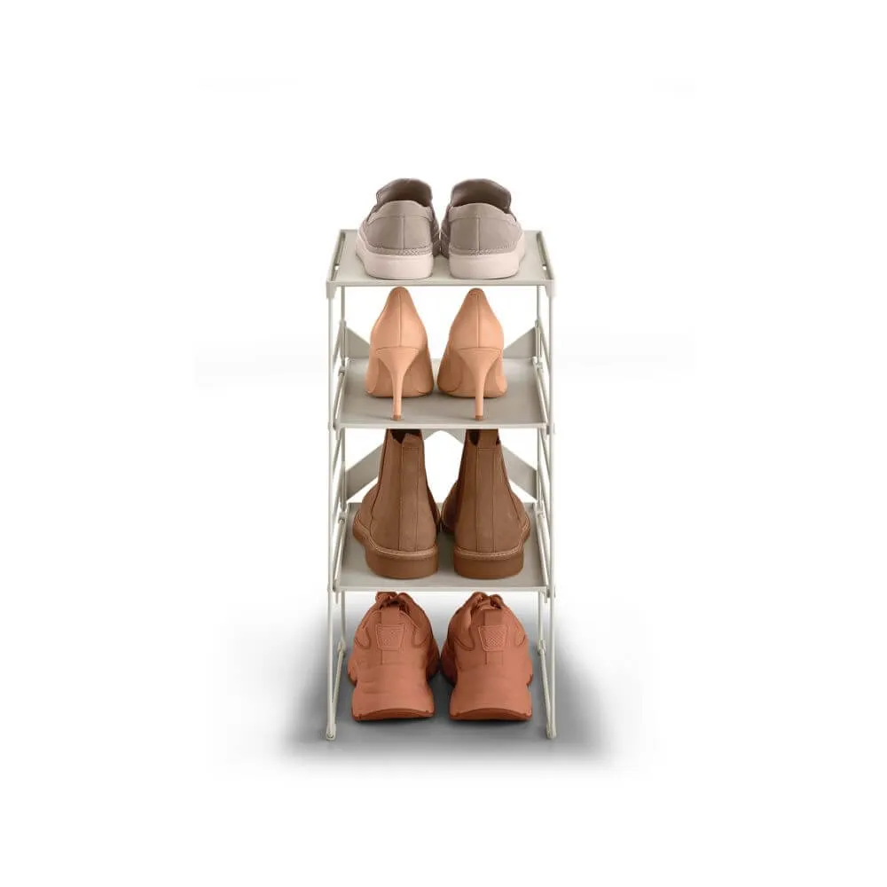 Joseph Joseph Adjustable Shoe Rack Ecru