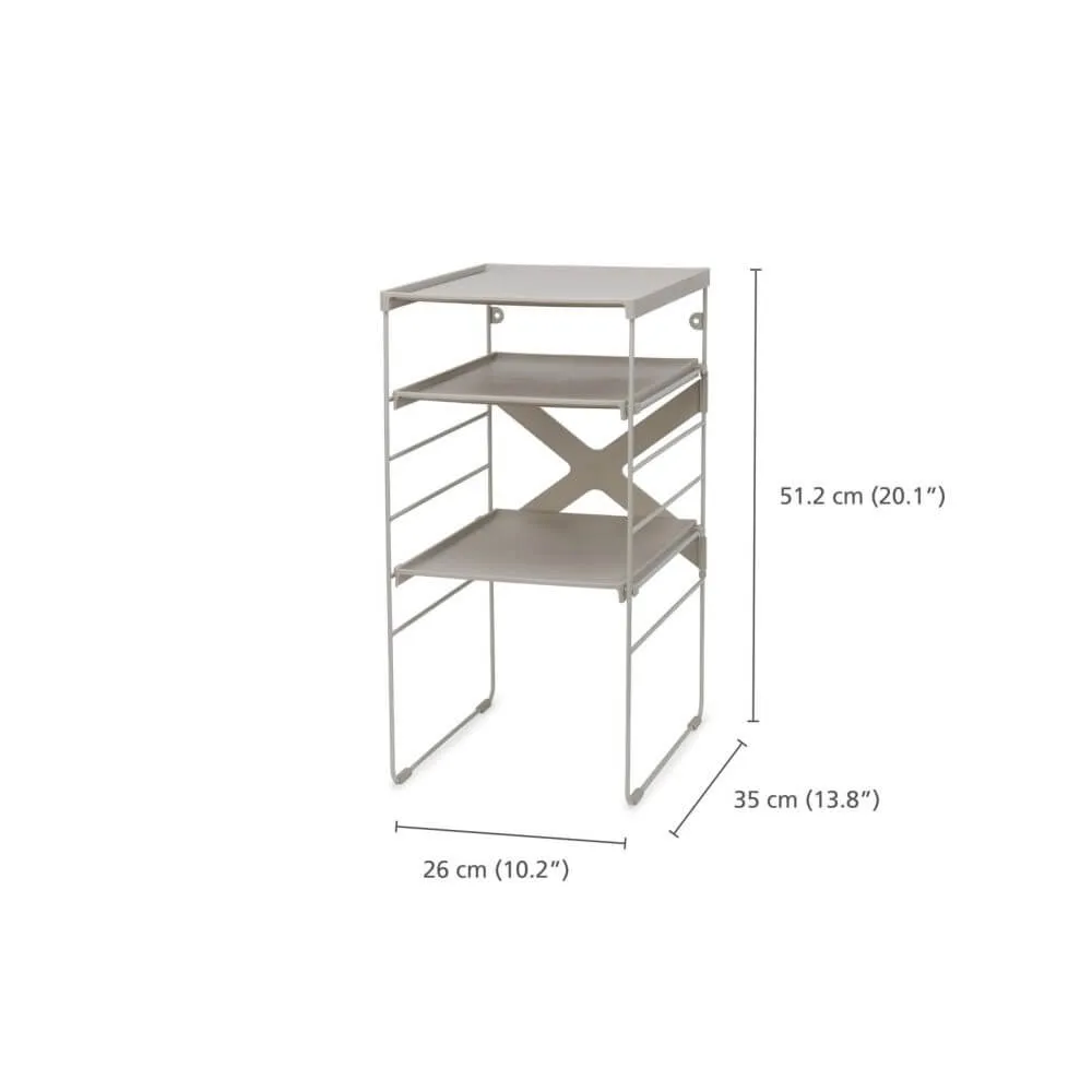 Joseph Joseph Adjustable Shoe Rack Ecru