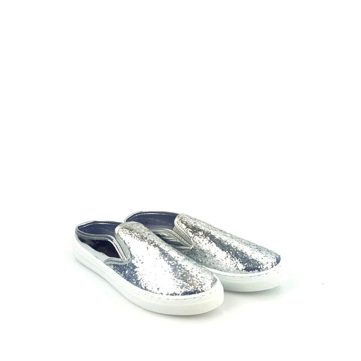 Julissa Slip On Metallic Glitter Pump