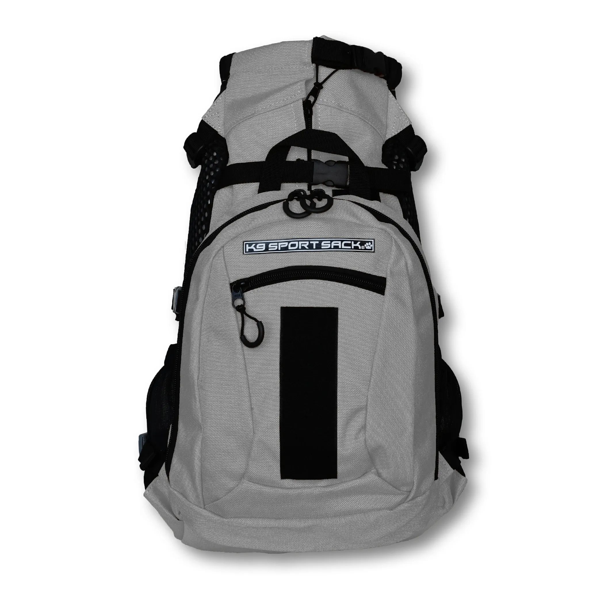 K9 Sports Sack | PLUS 2 Dog Backpack Carrier | 3 Sizes | Light Grey