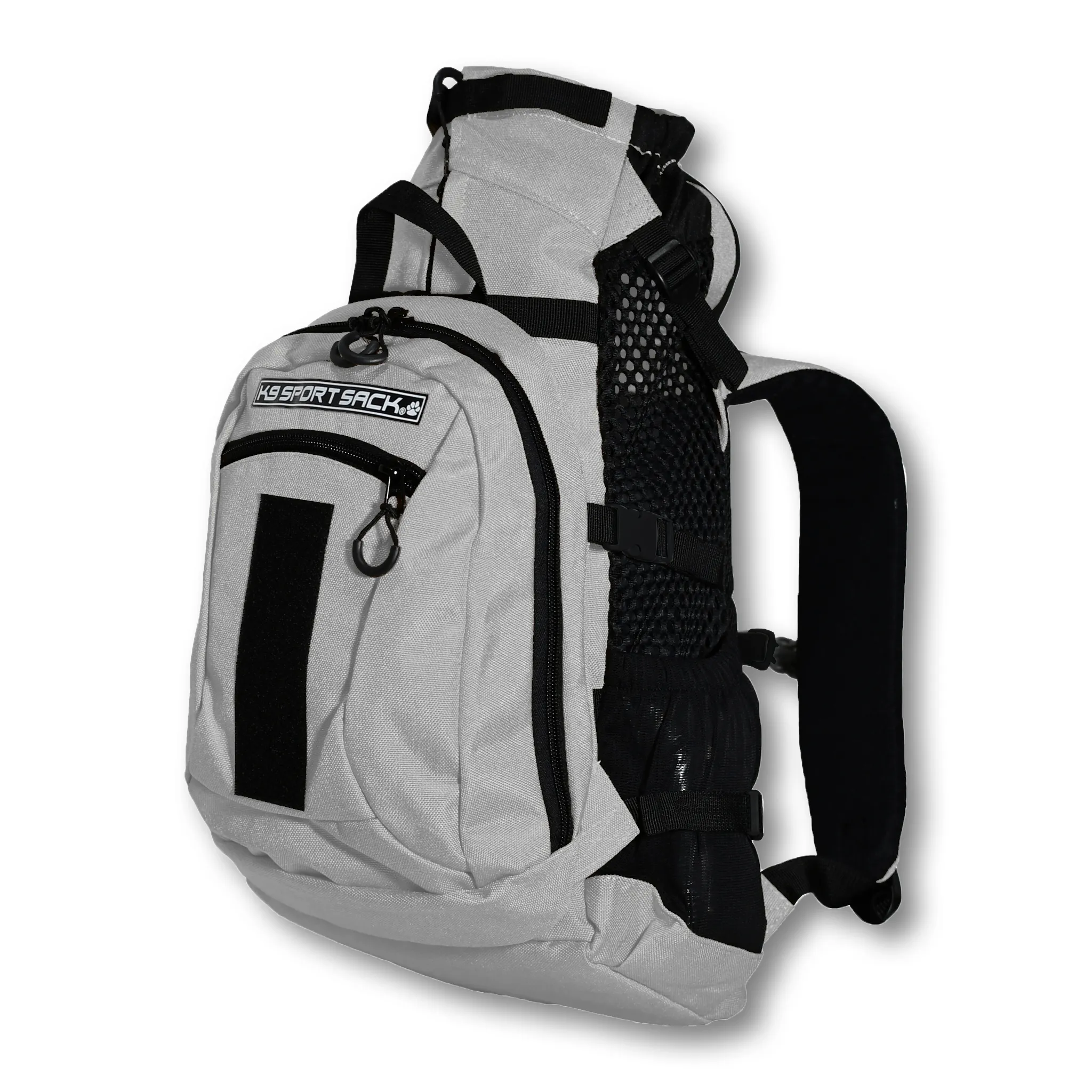 K9 Sports Sack | PLUS 2 Dog Backpack Carrier | 3 Sizes | Light Grey