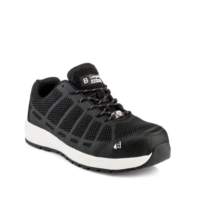 KEZ Buckbootz Tradez S1 P HRO SRC Black Safety Lace Trainer - Future Safety Footwear Fusion