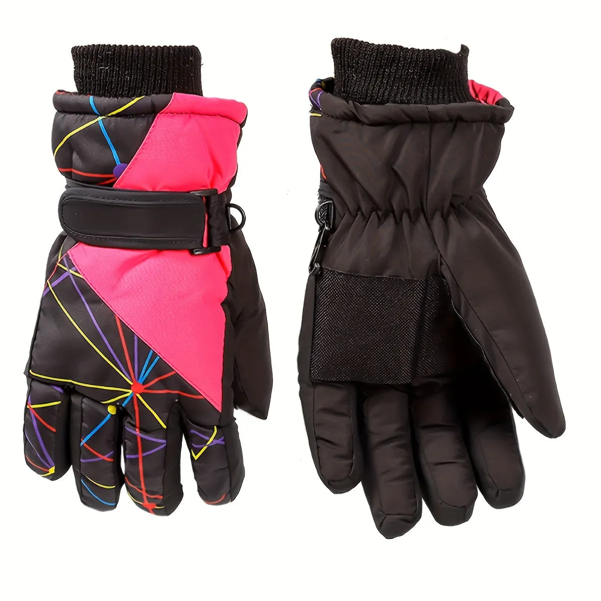 Kids Winter Ski Gloves Waterproof Windproof Warm Outdoor Snowboard gloves