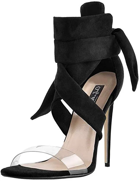 Lace Up High Heel Sandals