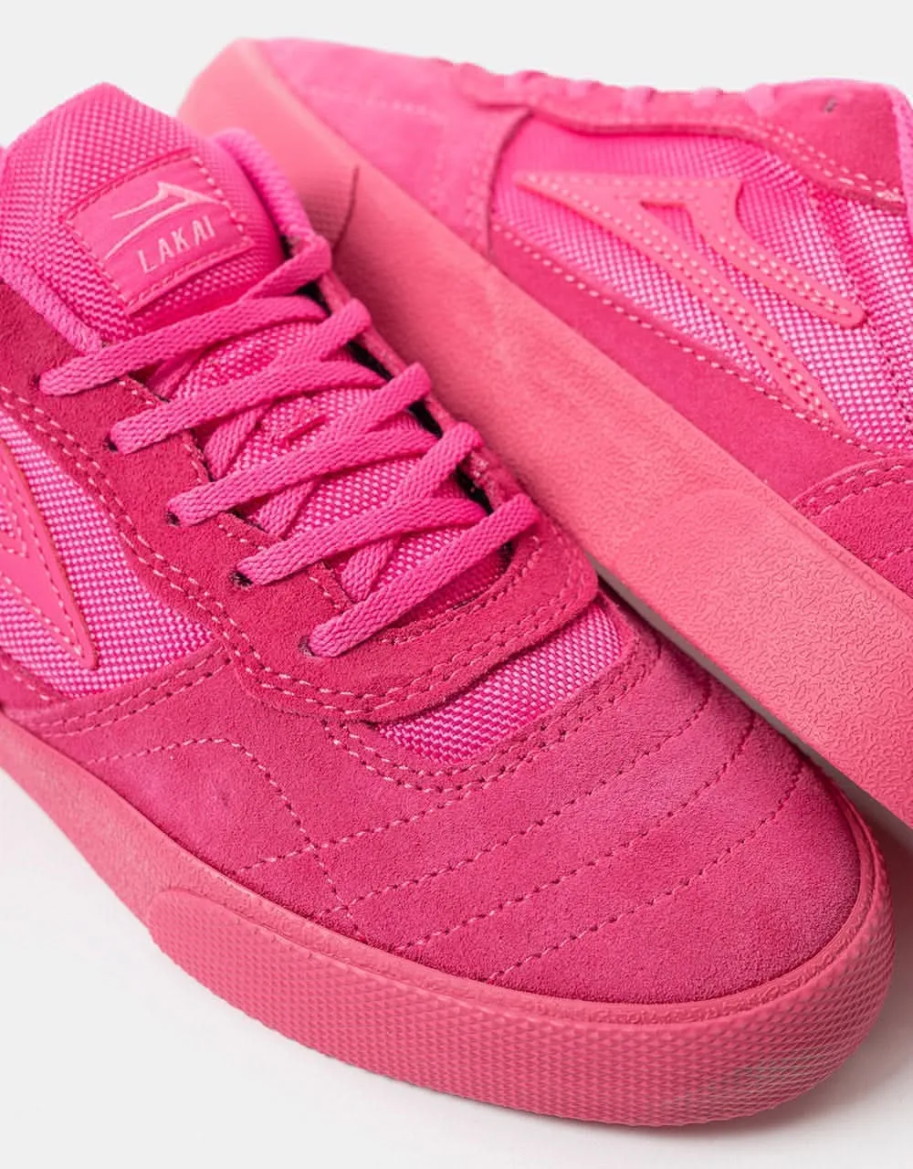 Lakai Cambridge Skate Shoes - Pink Suede