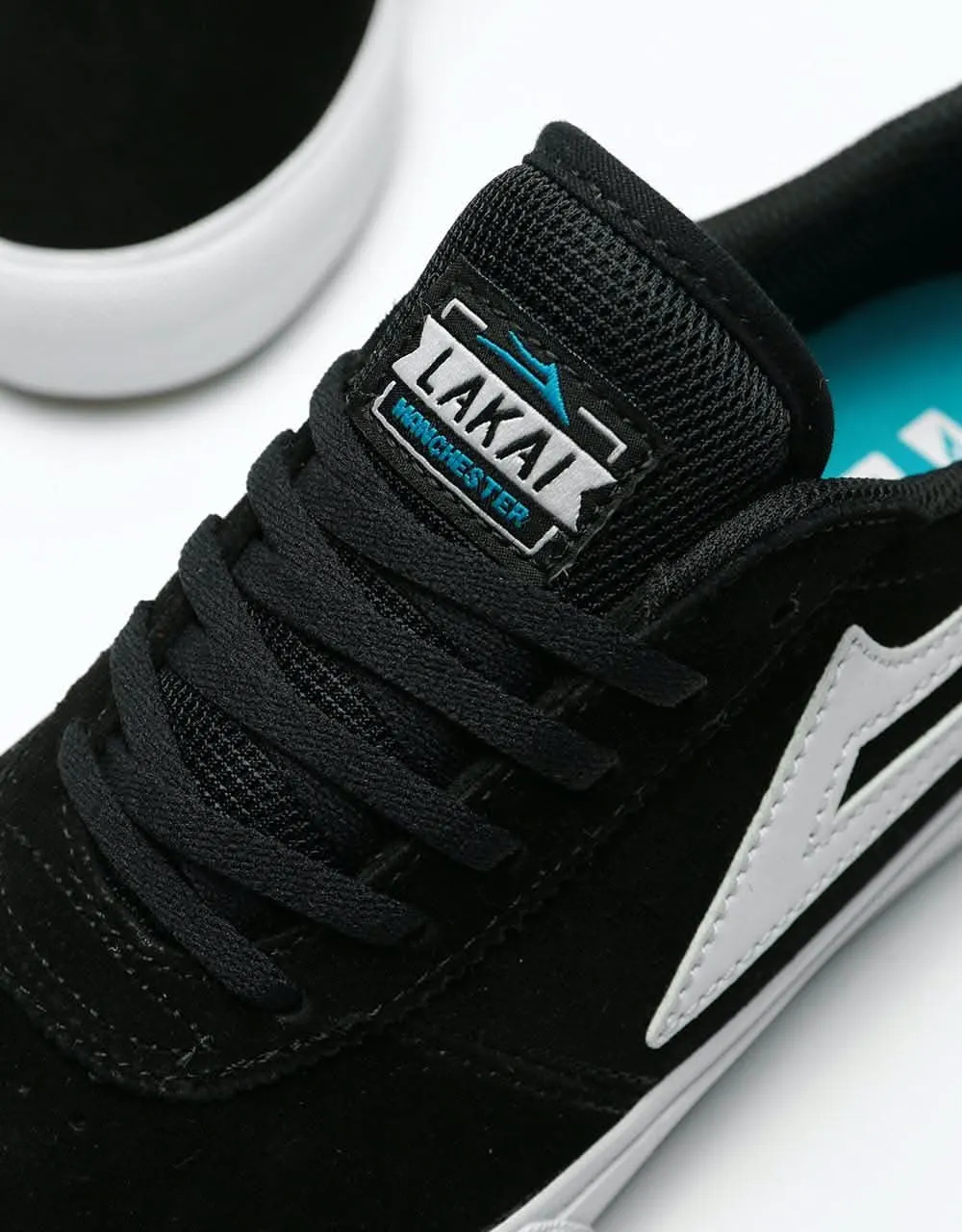 Lakai Manchester Skate Shoes - Black Suede