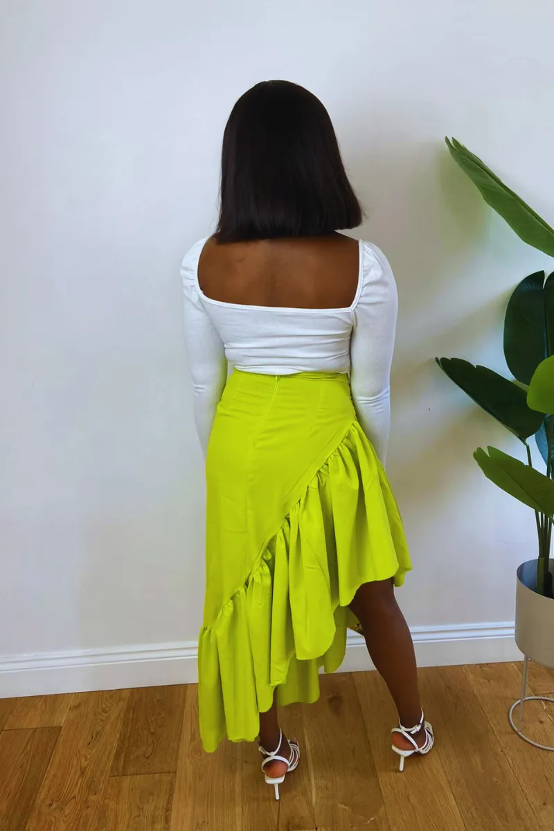 LAYLA SKIRT - LIME