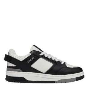 Mallet London Compton Black White Trainers