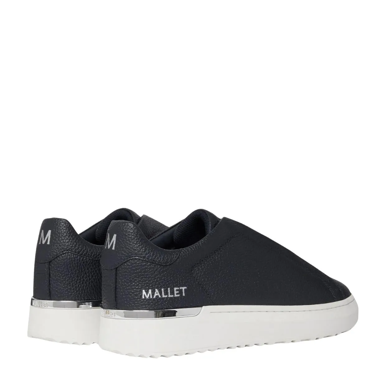 Mallet London GRFTR Elast Tumbled Navy Trainers