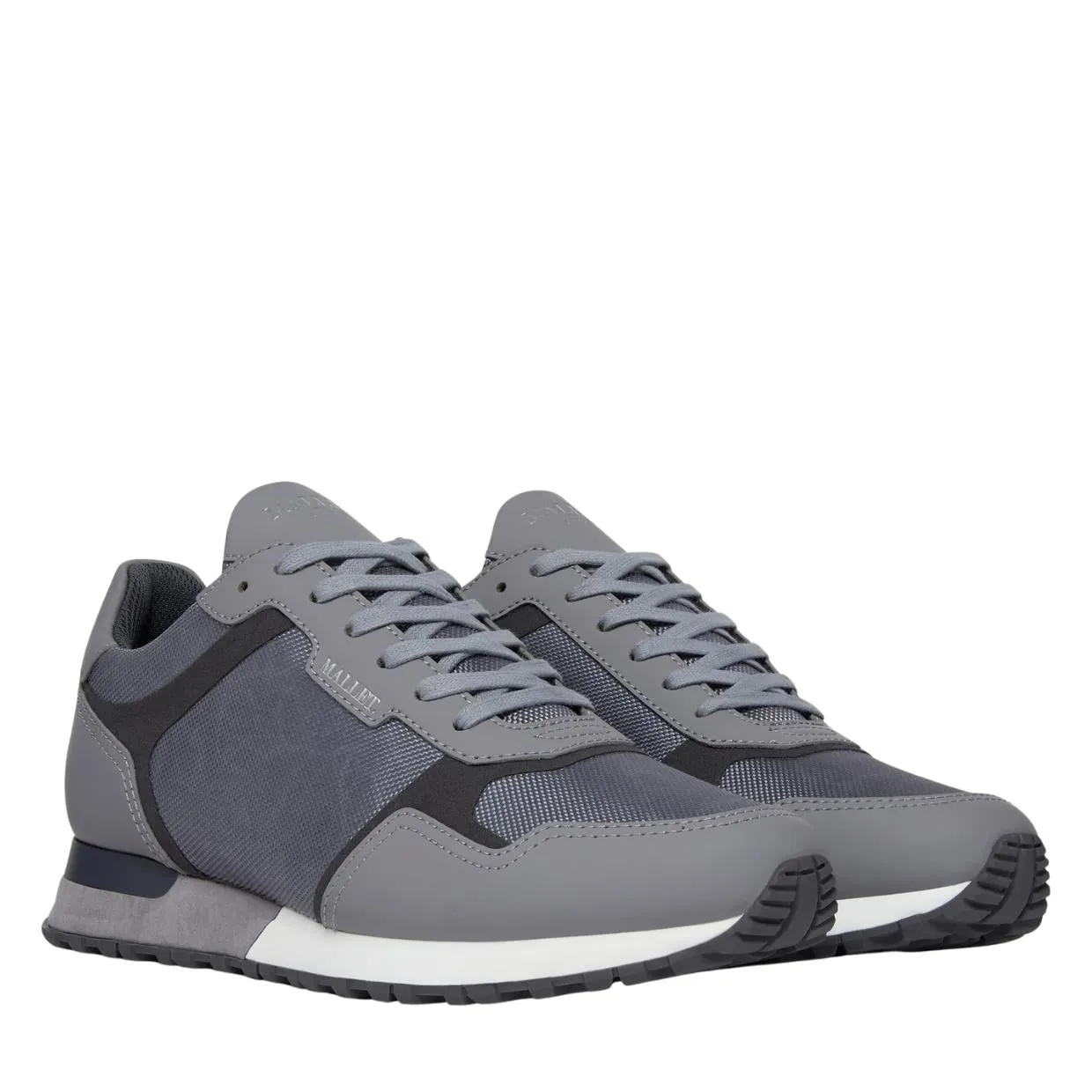 Mallet London Lowman Ballistic Concrete Grey Trainers